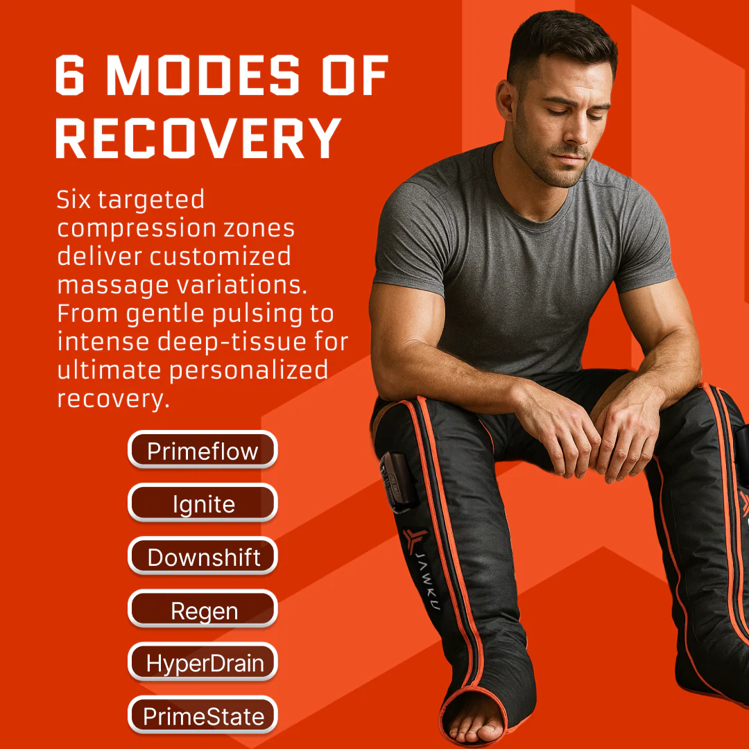 JAWKU Prime Recovery Boots – Wireless Heated Compression Recovery System